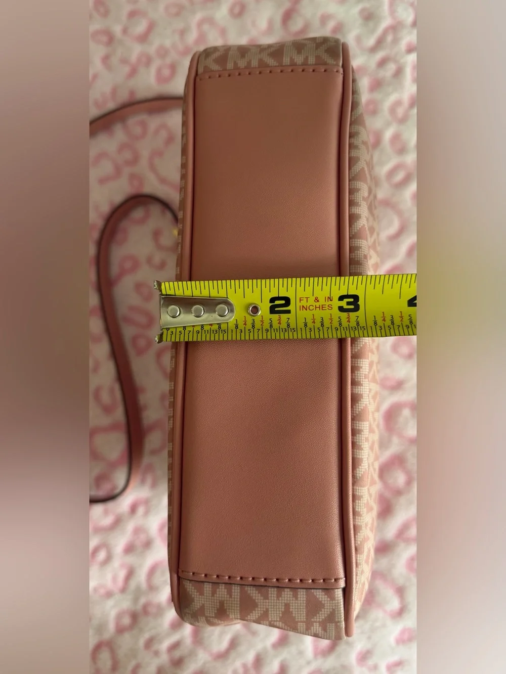 Michael Kors Blush Pink Signature Crossbody Bag  Canvas Women’s